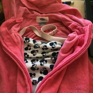 2 Pieces, bathing suit and terry wrap. see picture